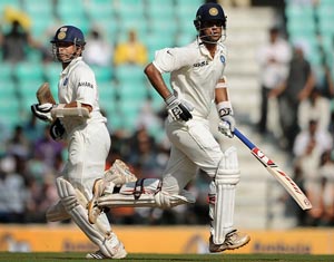 Sachin, Dravid move up in ICC Test rankings 